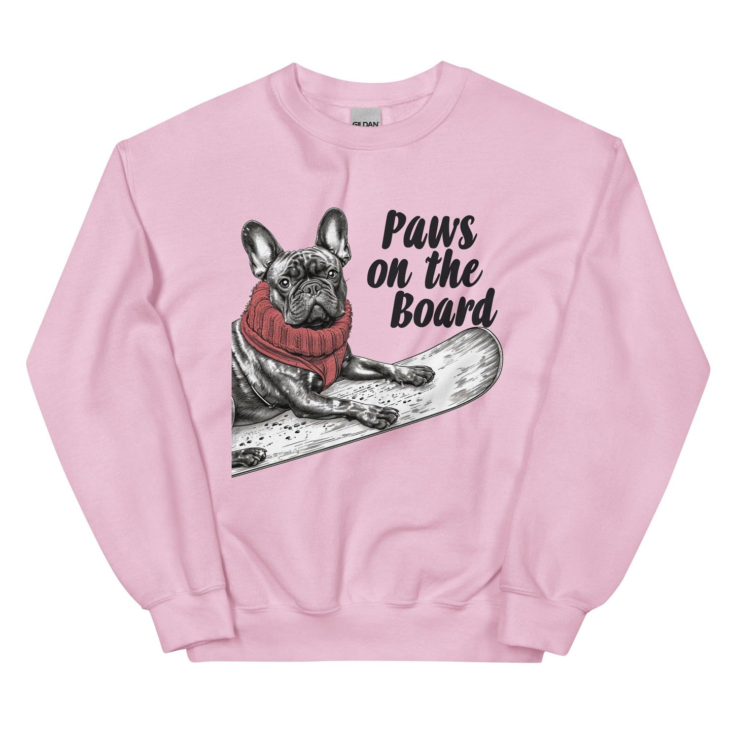 Paws on the Board Frenchie Unisex Sweatshirt - Frenchie Emporium