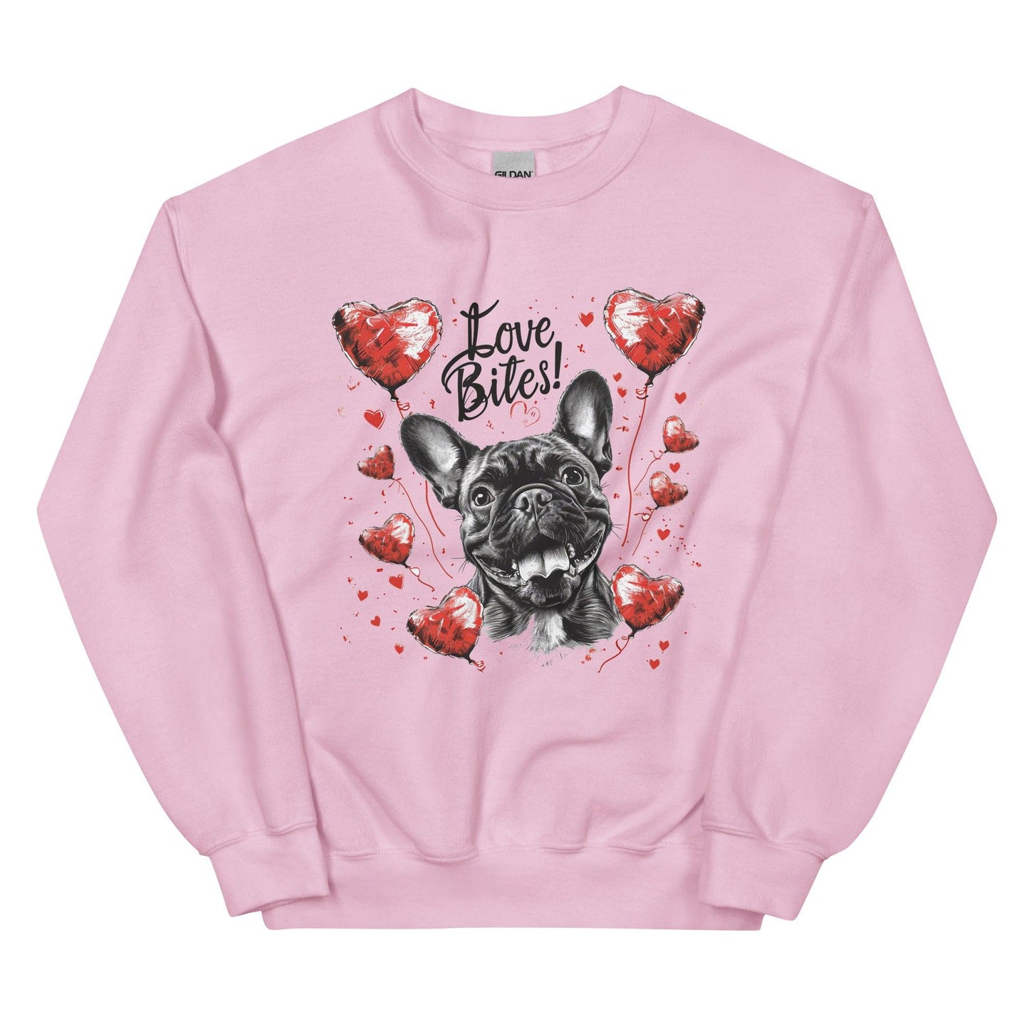 "Love Bites!" - Unisex Sweatshirt - Frenchie Emporium