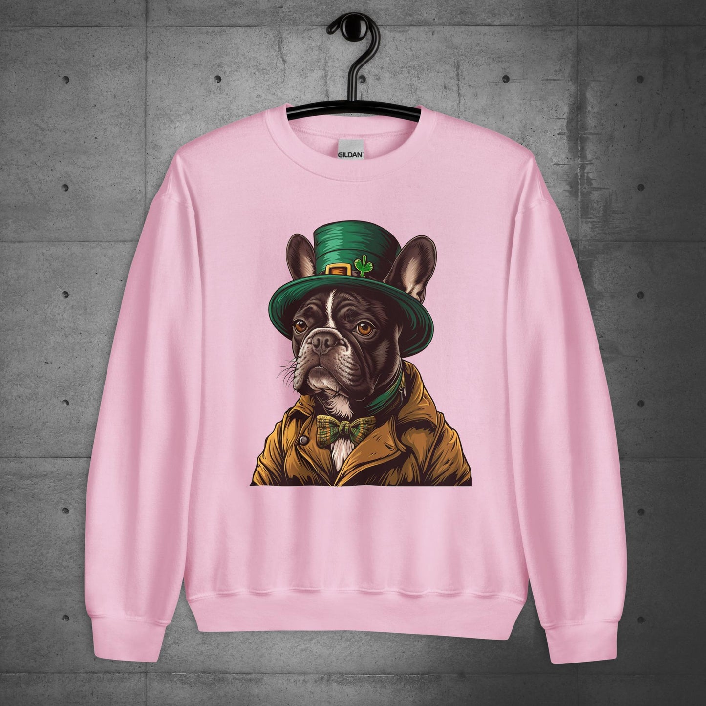 Elegant Frenchie Leprechaun Unisex Sweatshirt - Frenchie Emporium