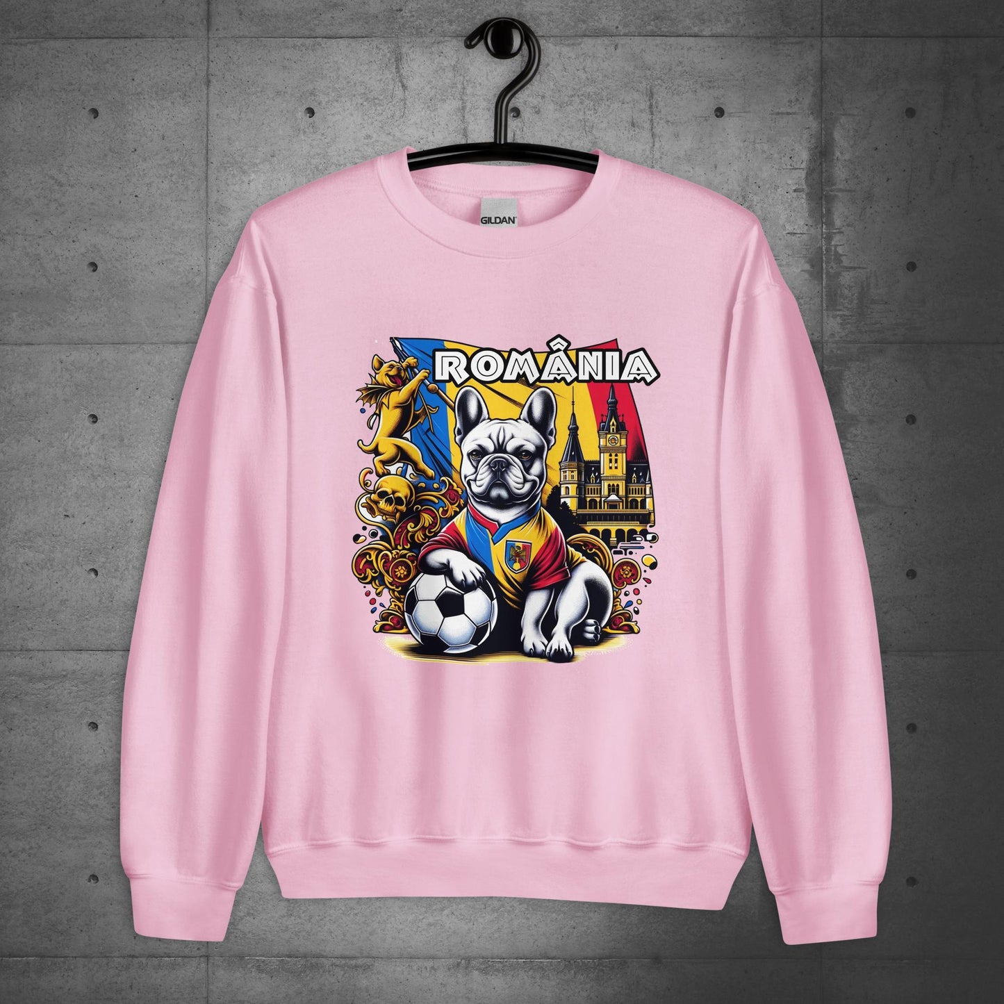 Frenchie Romanian Football Unisex Sweater - Frenchie Emporium