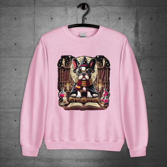 Unisex "Frenchie Wizard's Apprentice" Sweater/Sweatshirt - Frenchie Emporium
