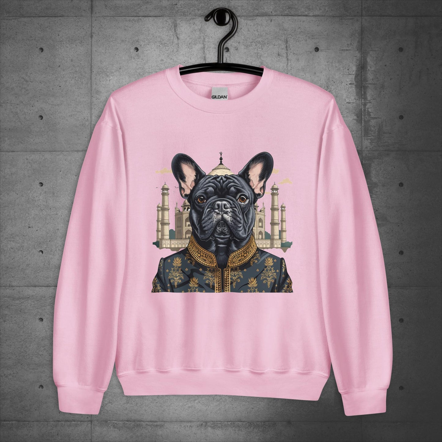 Iconic Taj Mahal Frenchie Unisex Sweater - Frenchie Emporium