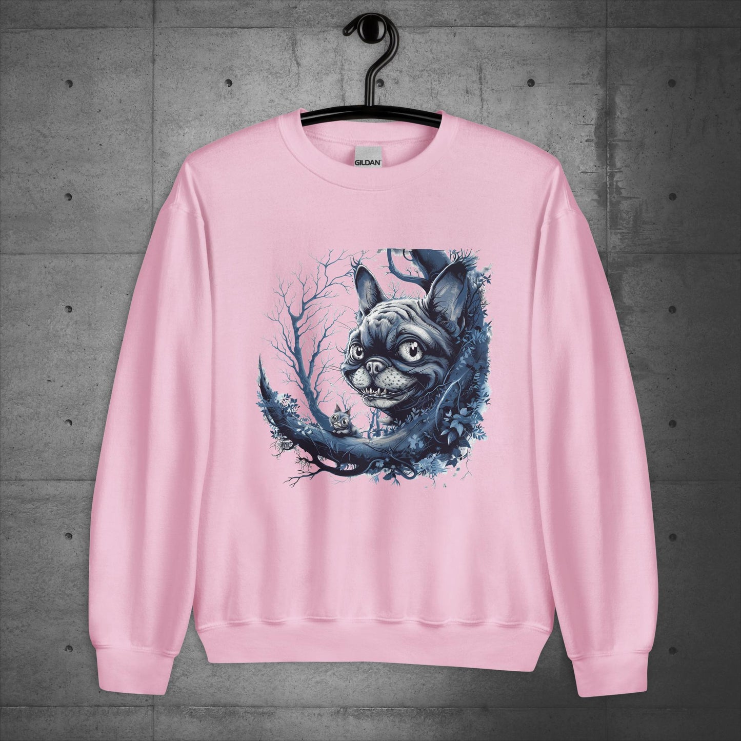 Cheshire Cat Frenchie - Unisex Sweatshirt - Frenchie Emporium