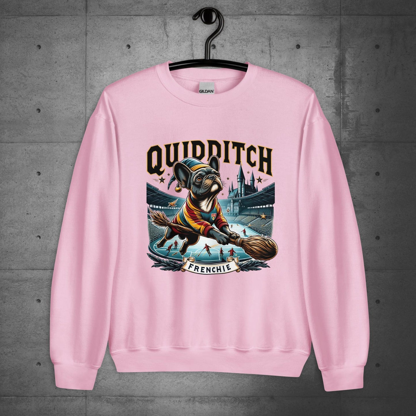 Unisex "Quidditch Frenchie" Sweater/Sweatshirt - Frenchie Emporium