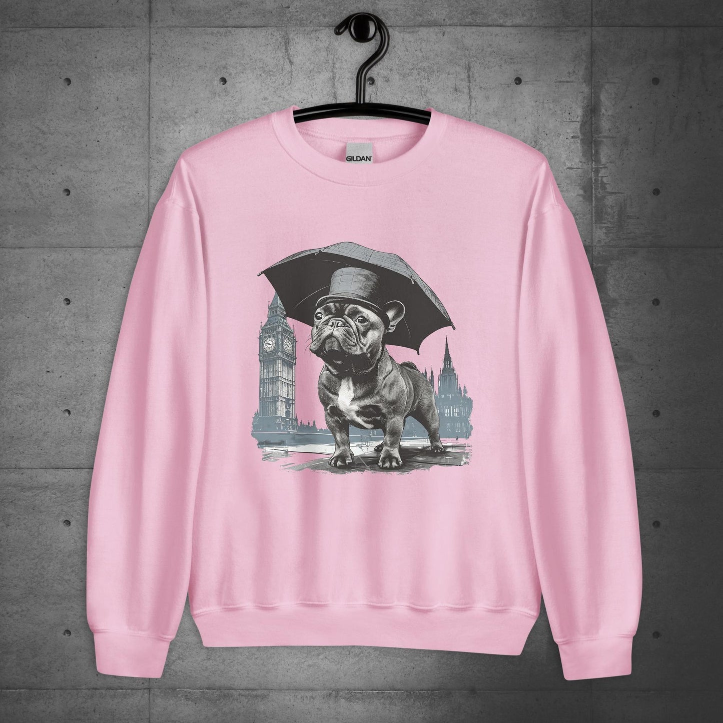 Paw-sitivly British Frenchie - Unisex Sweater/Sweatshirt - Frenchie Emporium