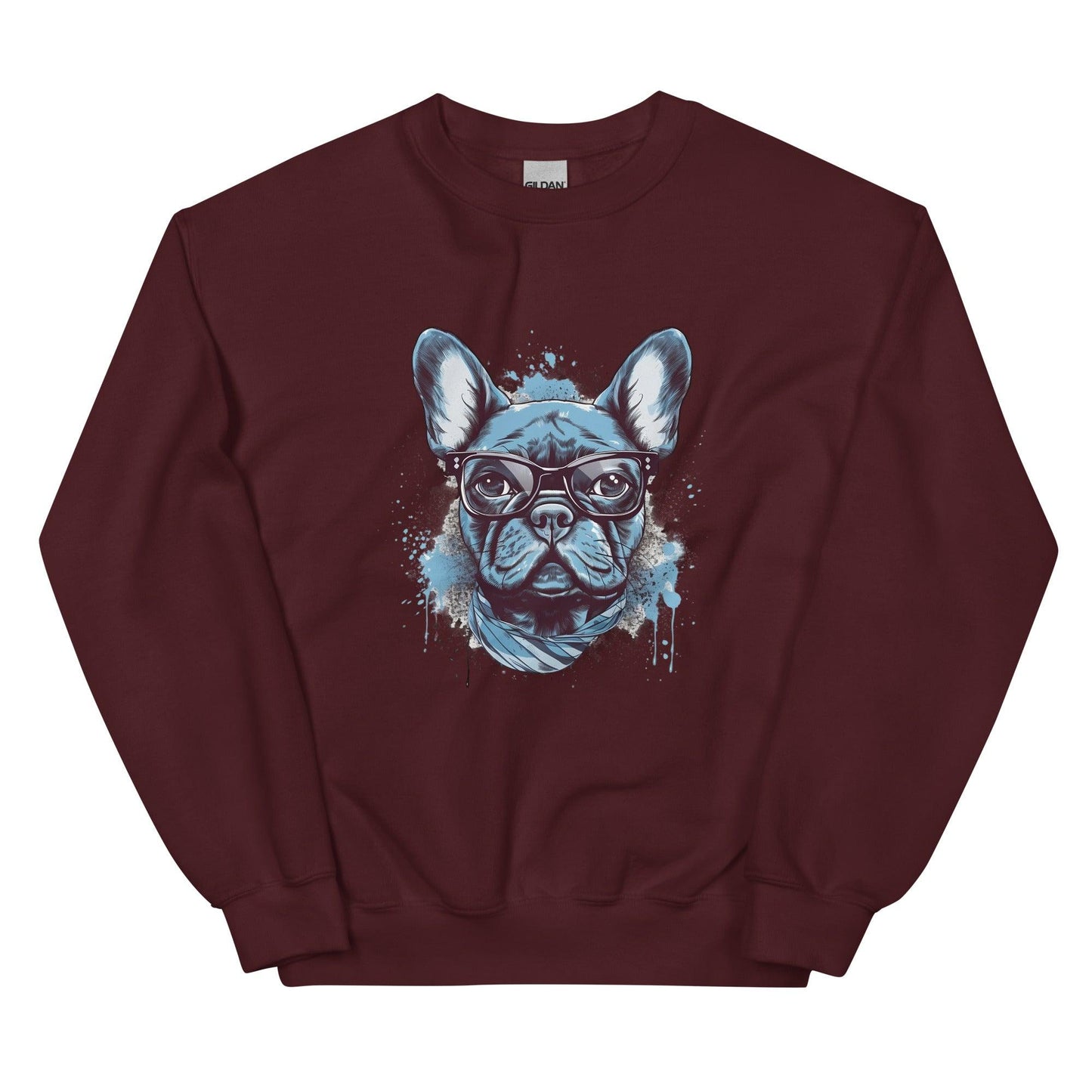 Hipster Frenchie - Unisex Sweatshirt - Frenchie Emporium