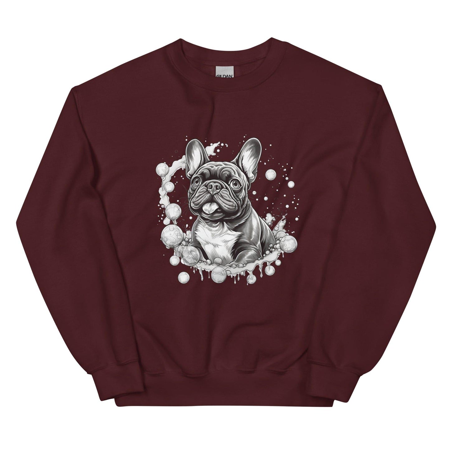 "Bubbles French Bulldog" - Unisex Sweater - Frenchie Emporium