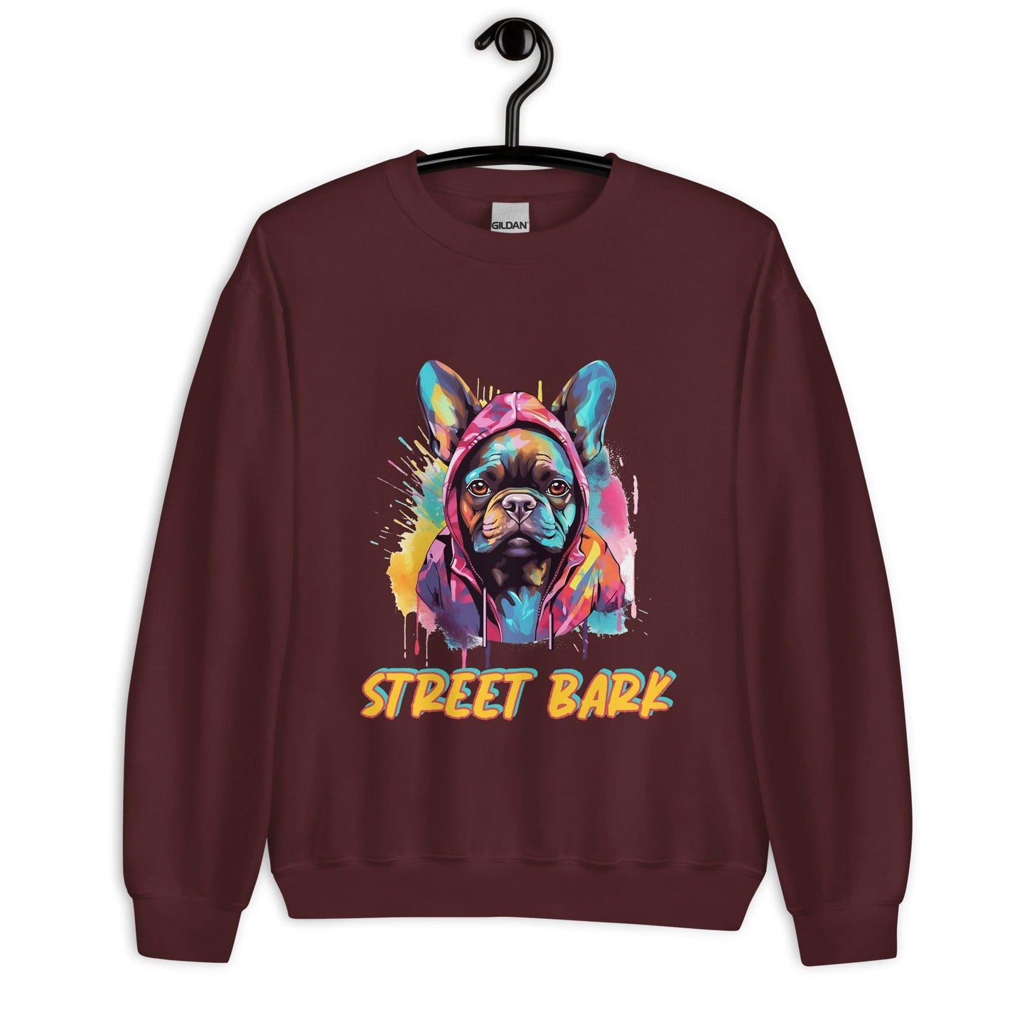 Street Bark Graffiti French Bulldog - Unisex Sweatshirt - Frenchie Emporium