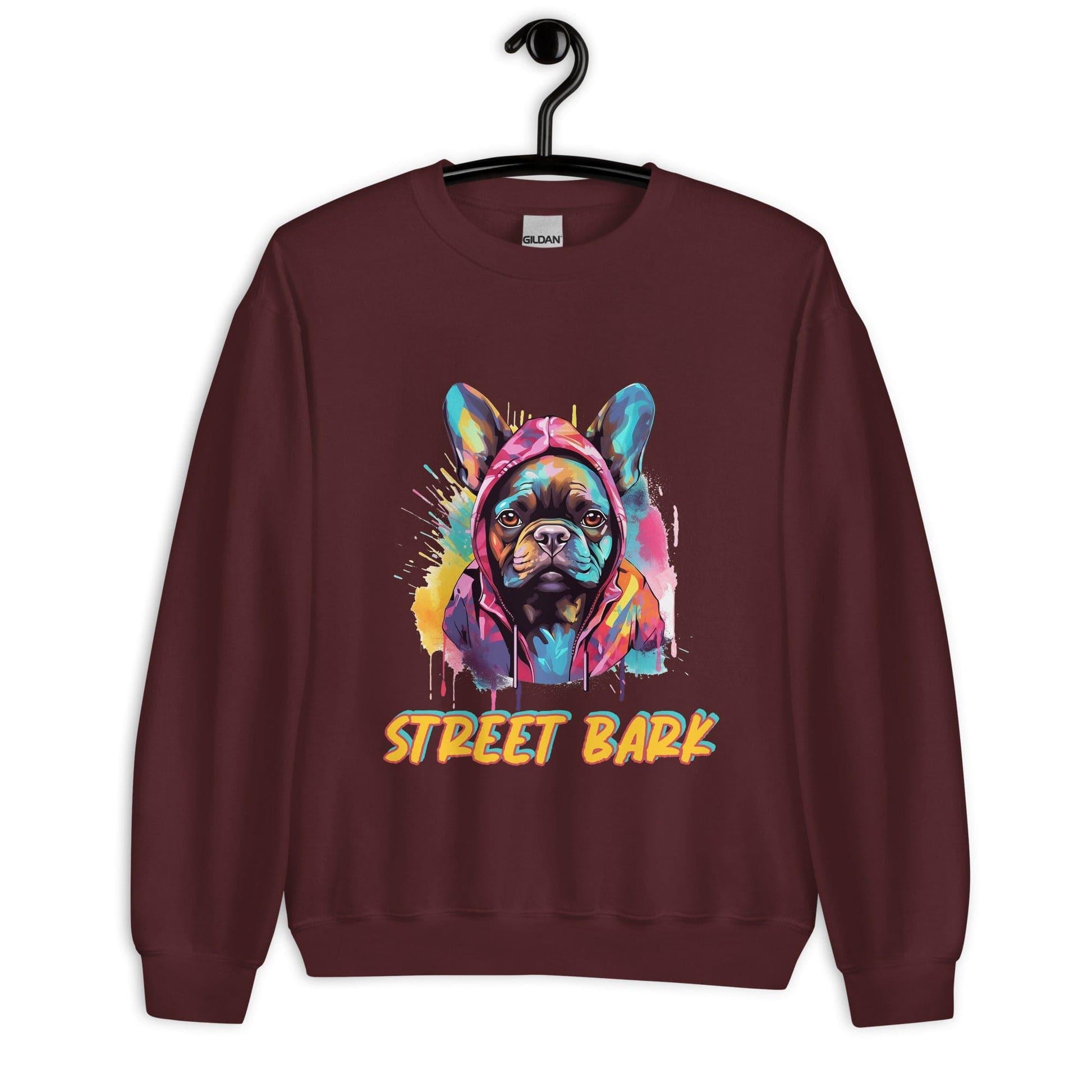 Street Bark Graffiti French Bulldog - Unisex Sweatshirt - Frenchie Emporium