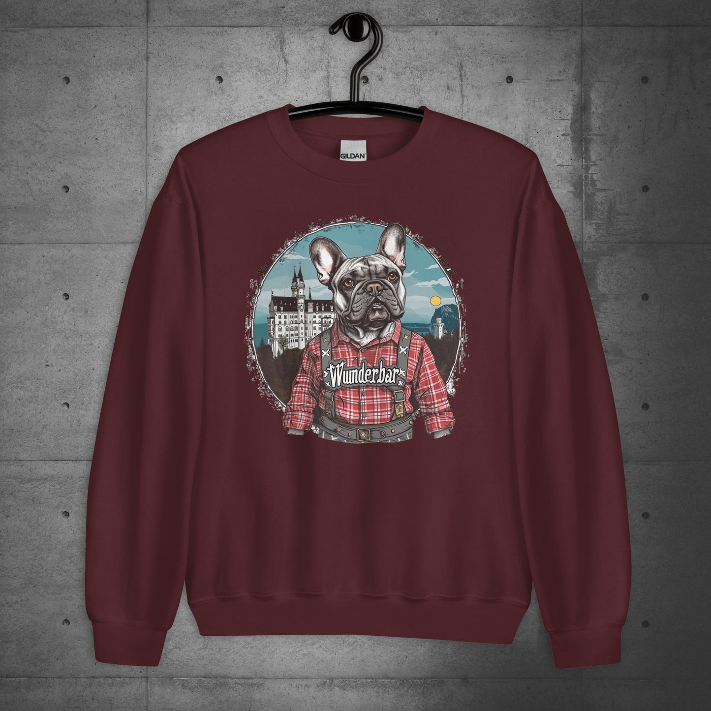 Wunderbar Frenchie in Lederhosen Unisex Sweater - Frenchie Emporium