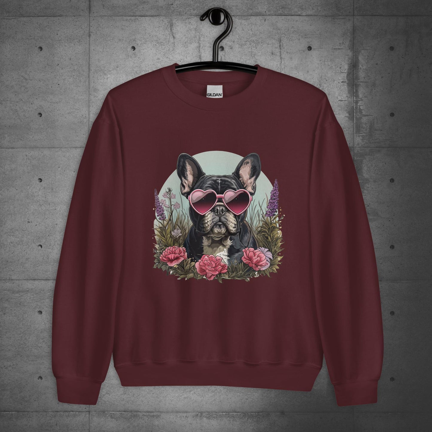 Frenchie Heartthrob Pooch Unisex Sweater - Frenchie Emporium