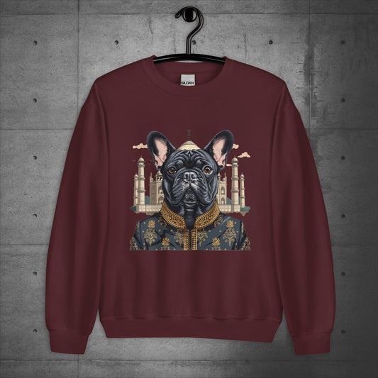 Iconic Taj Mahal Frenchie Unisex Sweater - Frenchie Emporium