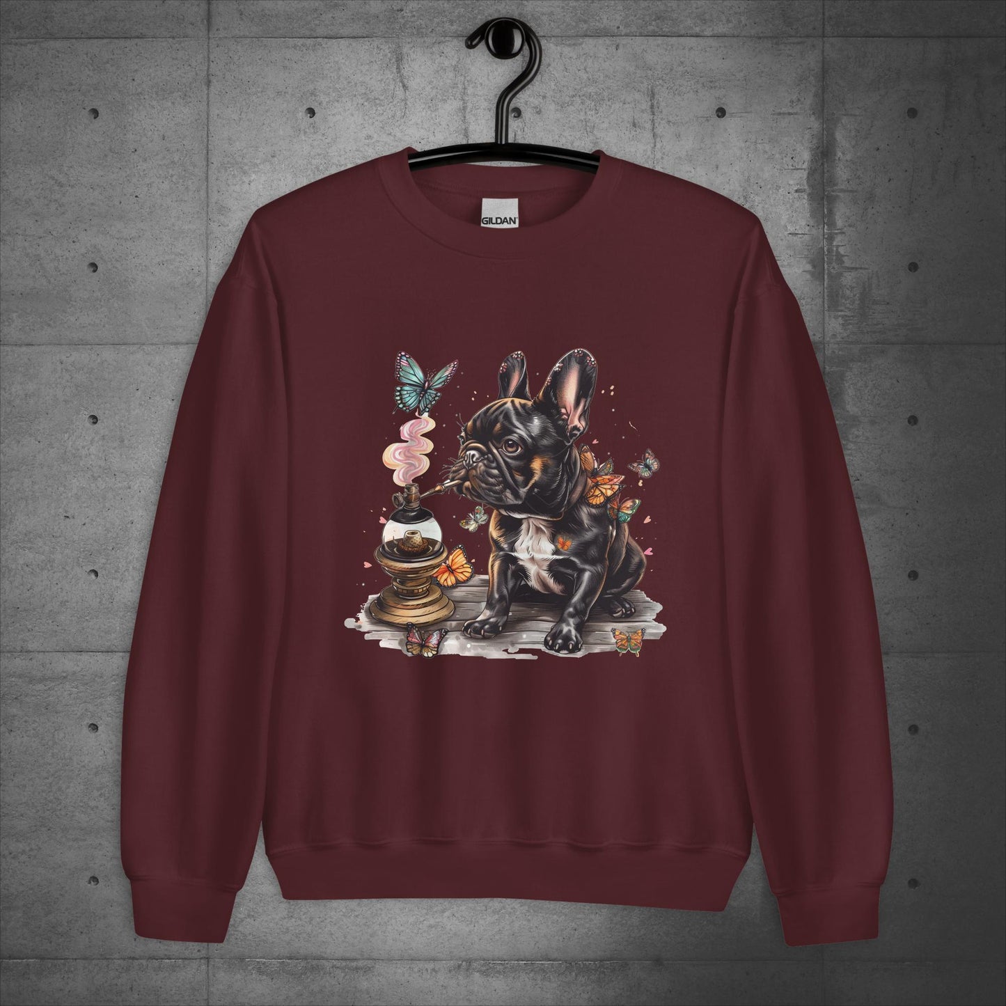 Caterpillar Frenchie - Unisex Sweater / Sweatshirt - Frenchie Emporium