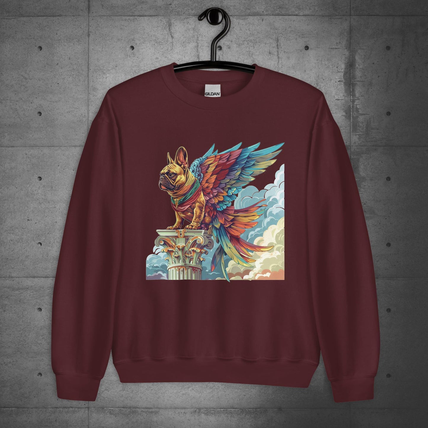 "Guardian's Valor" Frenchie Unisex Sweater - Frenchie Emporium