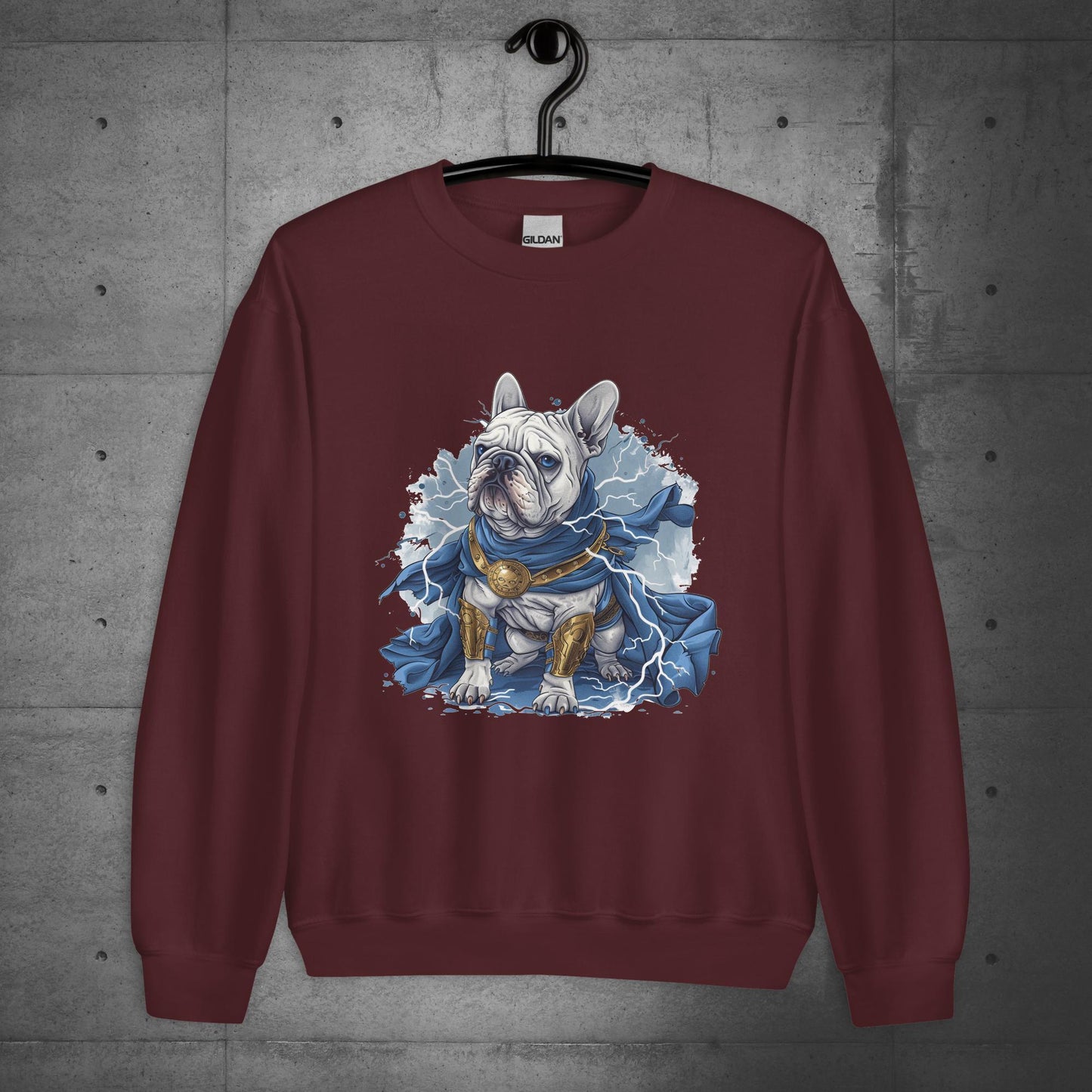 "Thunderous Majesty" Frenchie Unisex Sweater / Sweatshirt - Frenchie Emporium