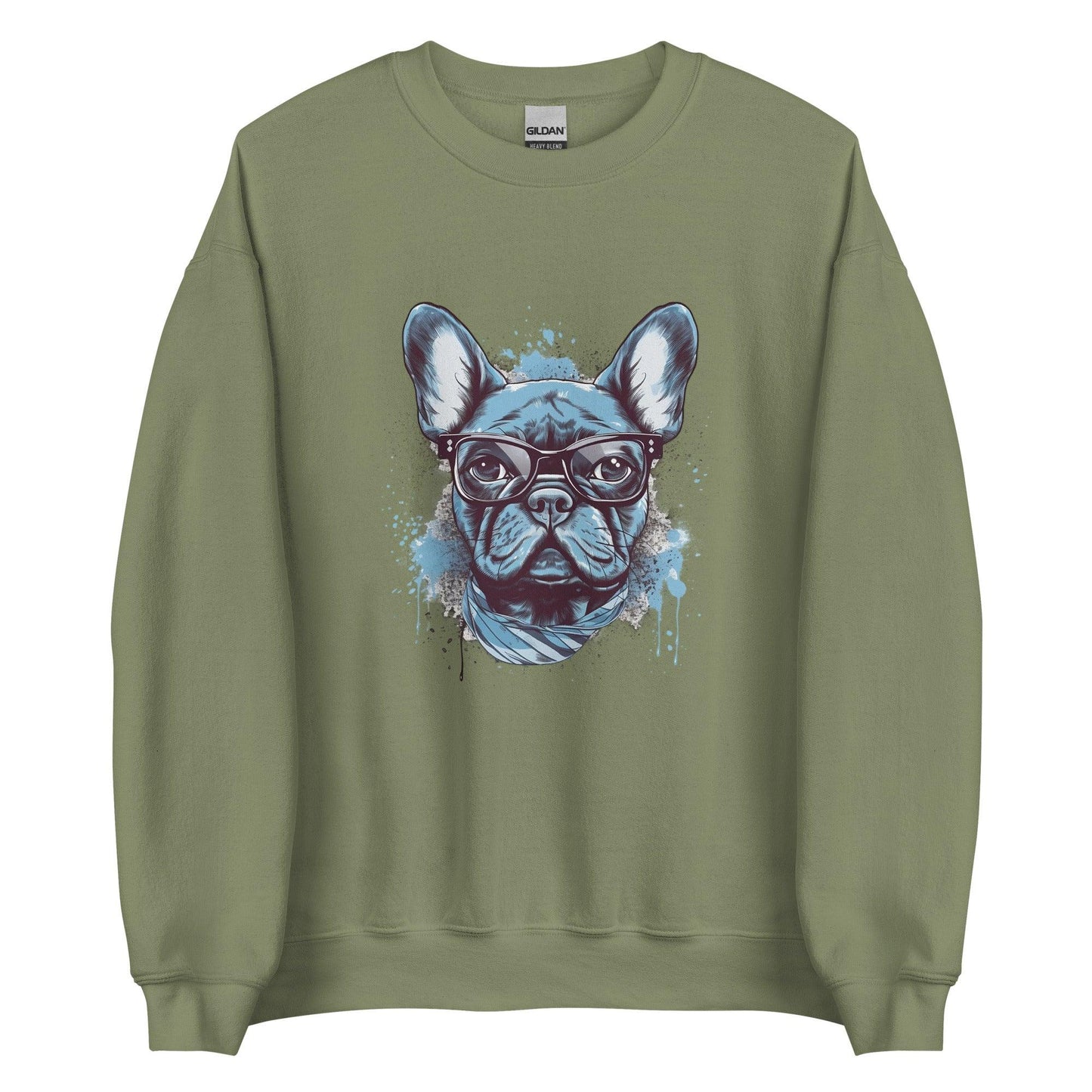 Hipster Frenchie - Unisex Sweatshirt - Frenchie Emporium