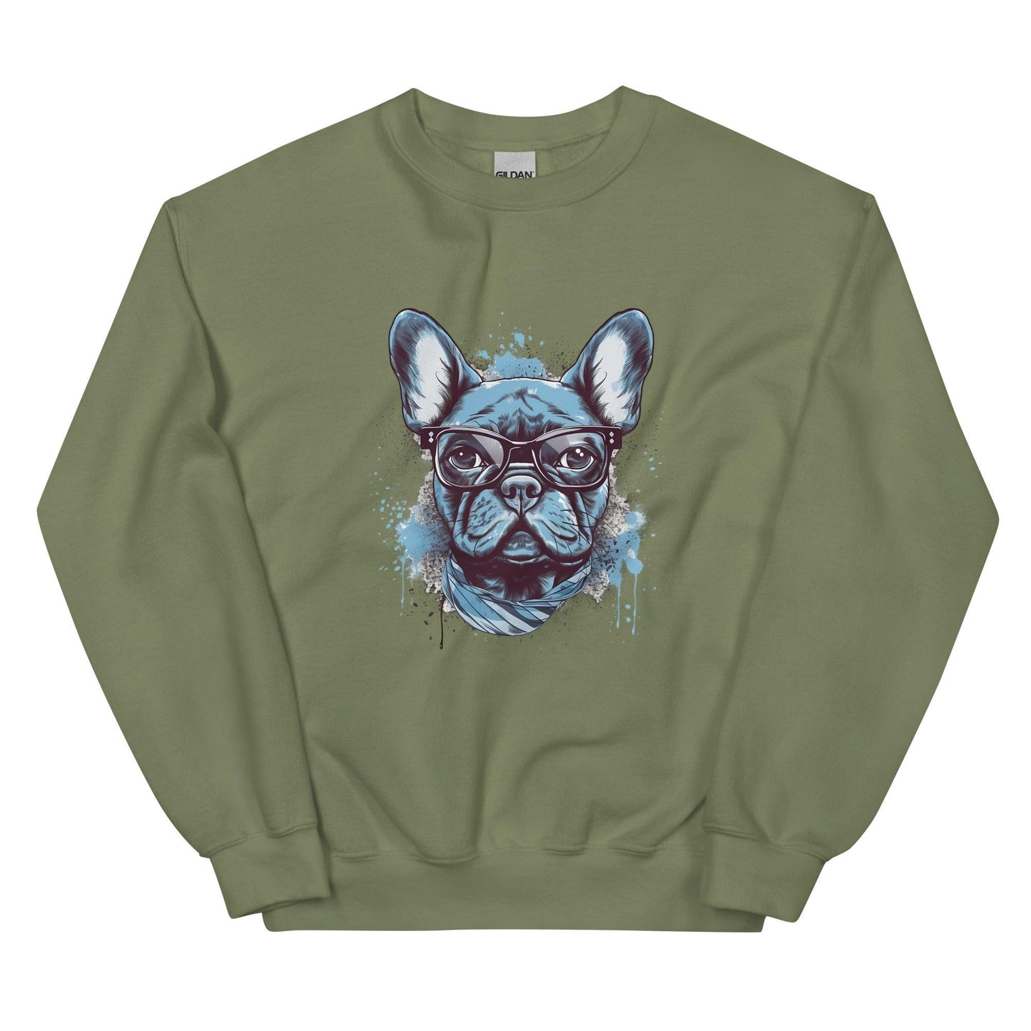 Hipster Frenchie - Unisex Sweatshirt - Frenchie Emporium