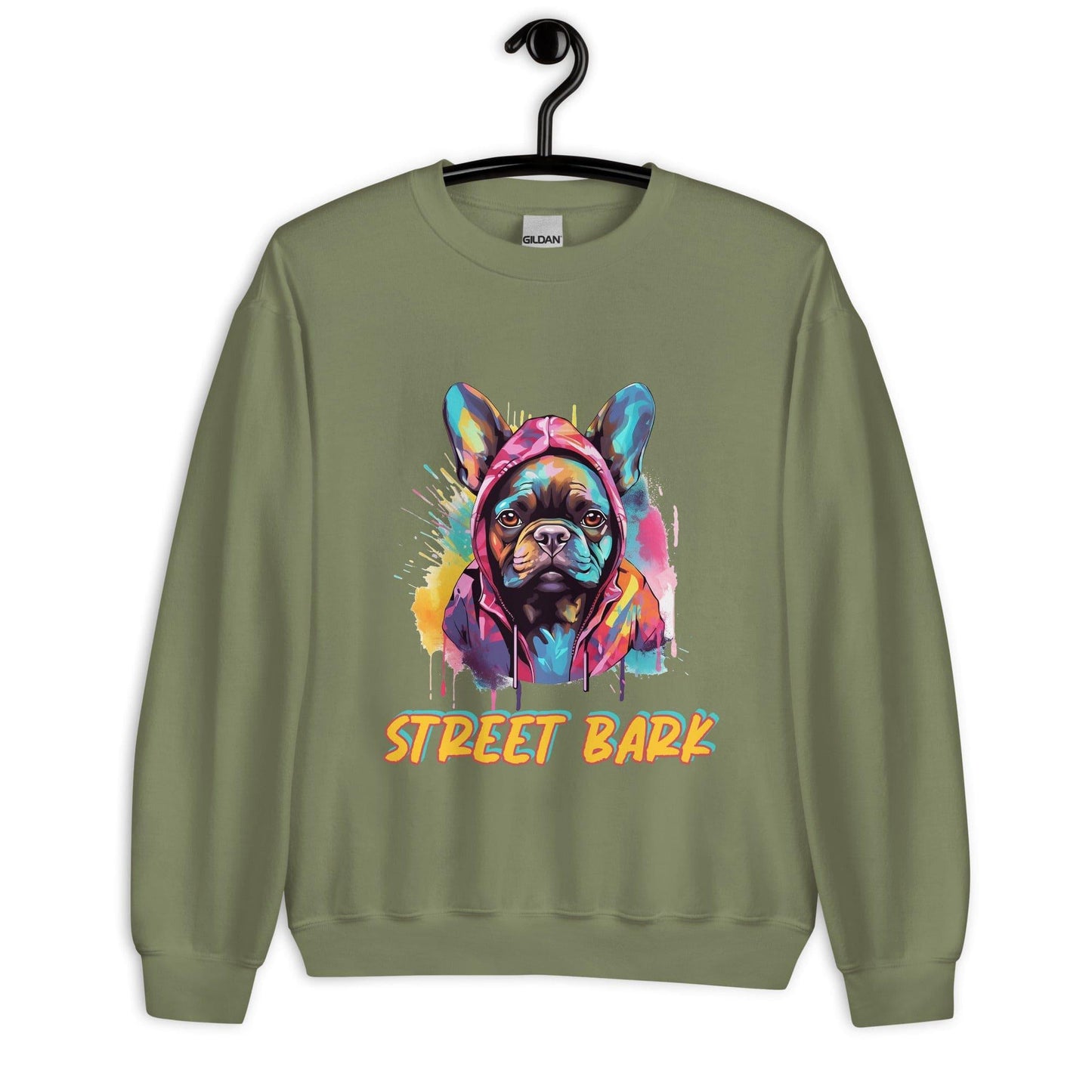 Street Bark Graffiti French Bulldog - Unisex Sweatshirt - Frenchie Emporium
