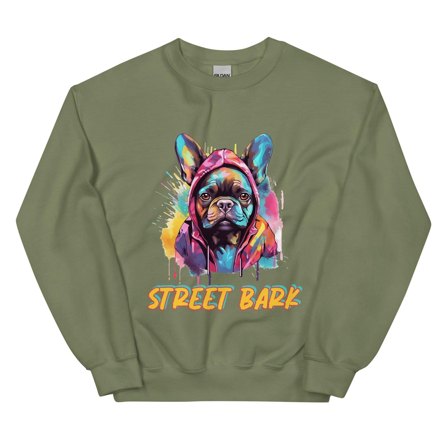 Street Bark Graffiti French Bulldog - Unisex Sweatshirt - Frenchie Emporium