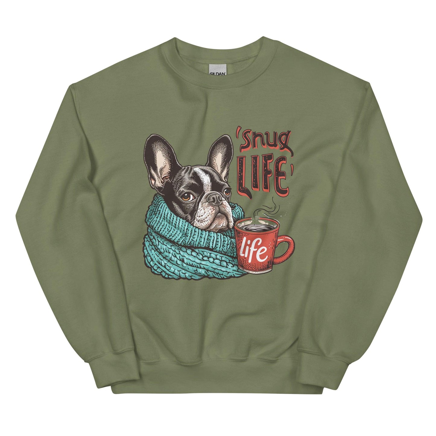 Snug Life Frenchie Unisex Sweatshirt - Frenchie Emporium