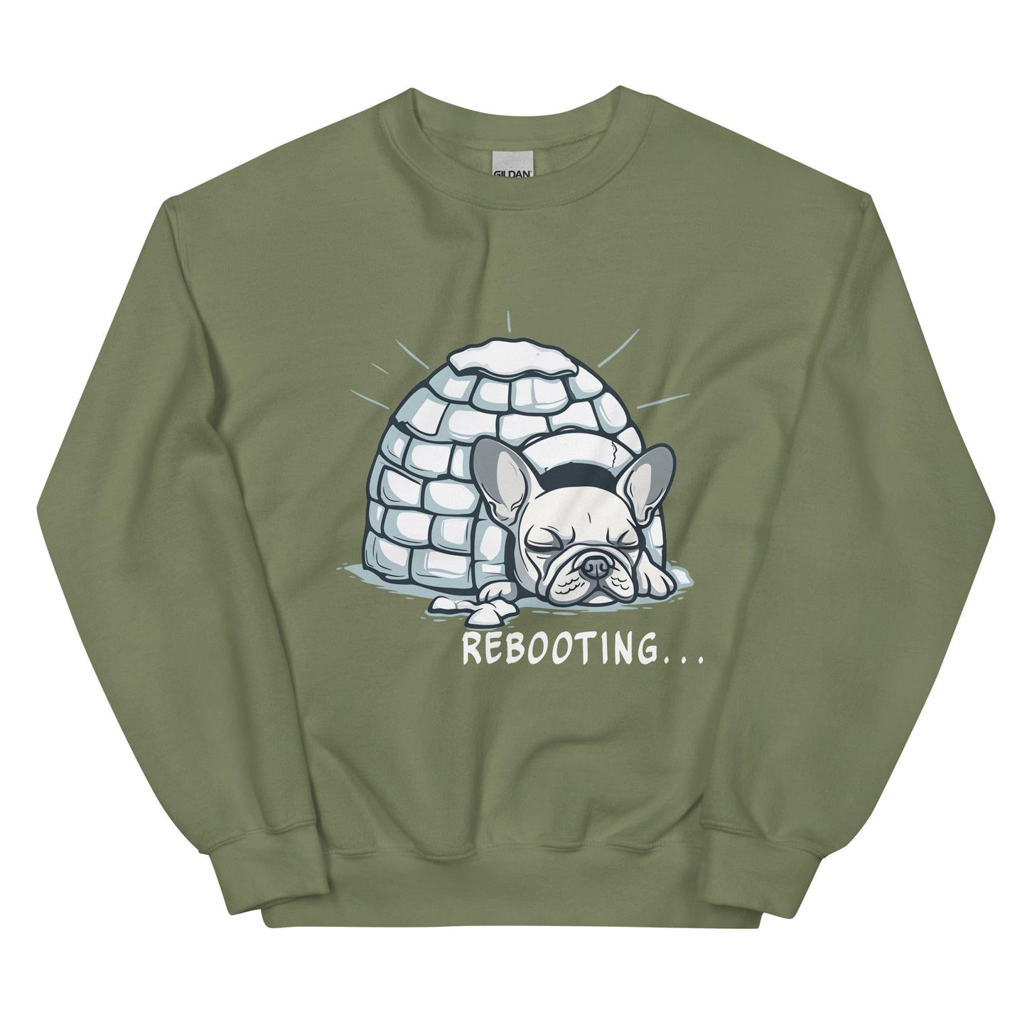 Rebooting Frenchie Winter Unisex Sweatshirt - Frenchie Emporium