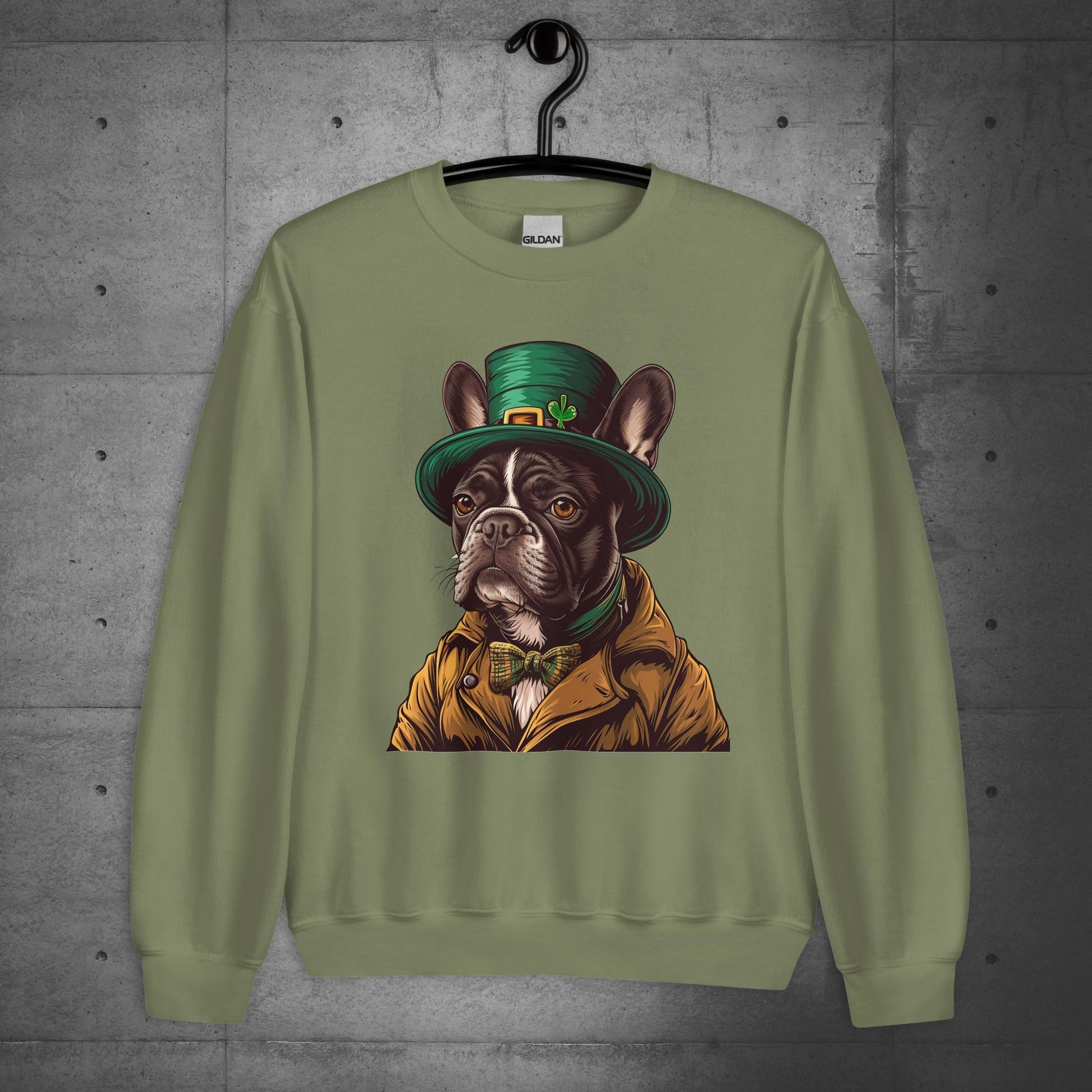 Elegant Frenchie Leprechaun Unisex Sweatshirt - Frenchie Emporium