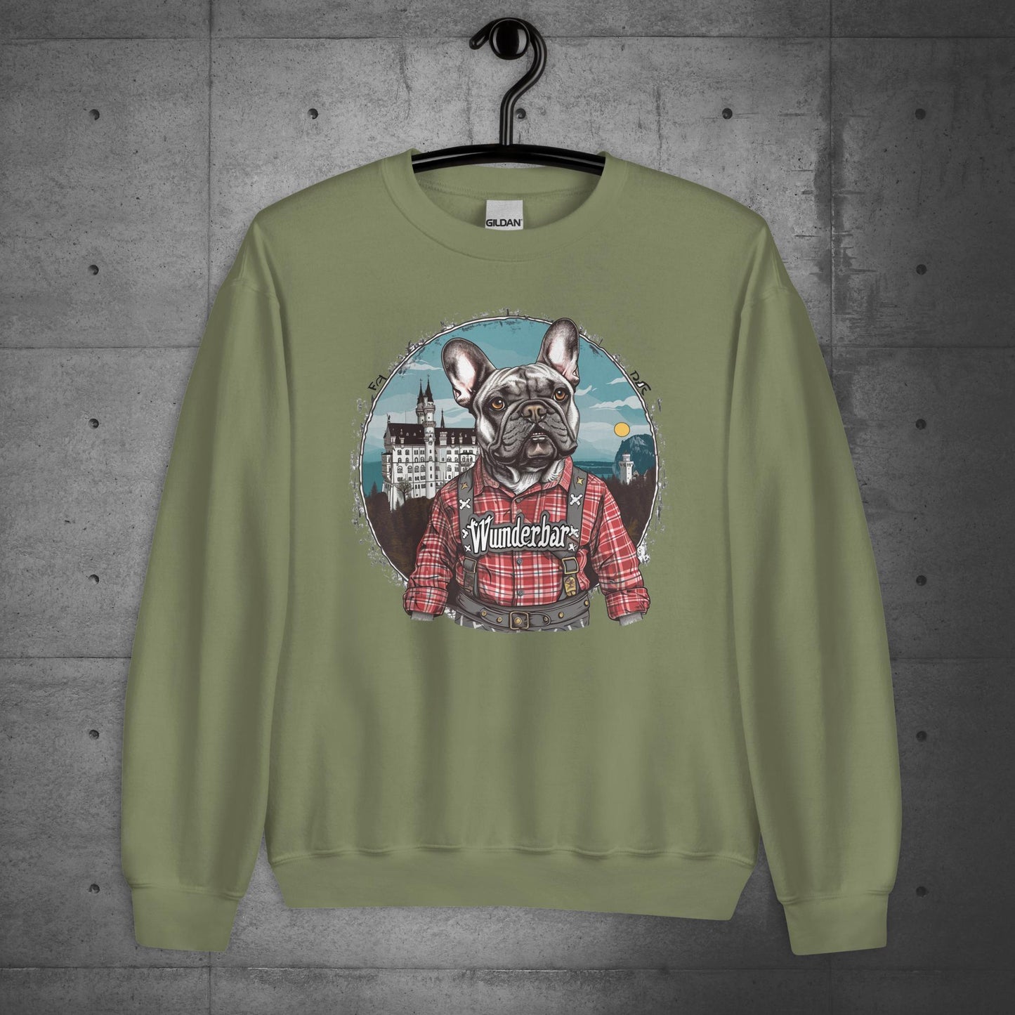 Wunderbar Frenchie in Lederhosen Unisex Sweater - Frenchie Emporium
