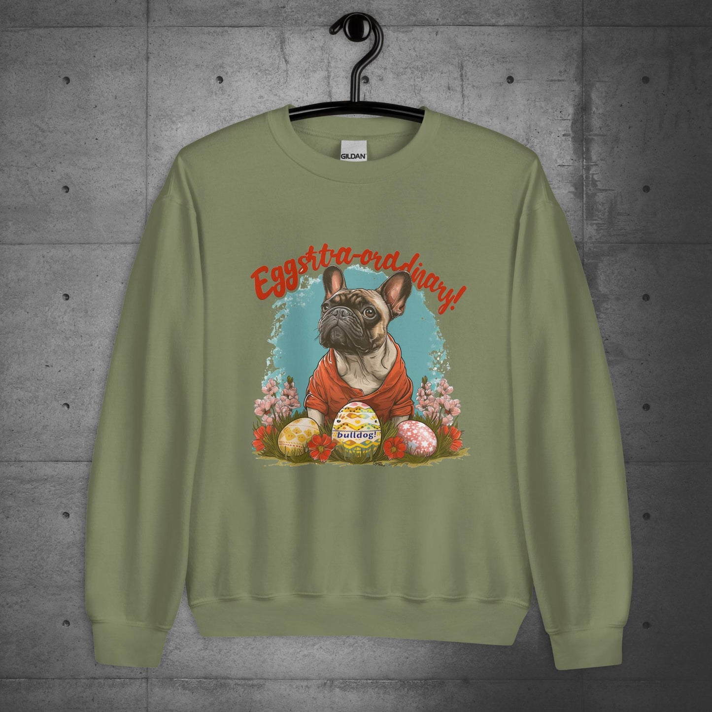 French Bulldog Eggstraordinary Unisex Sweatshirt - Frenchie Emporium