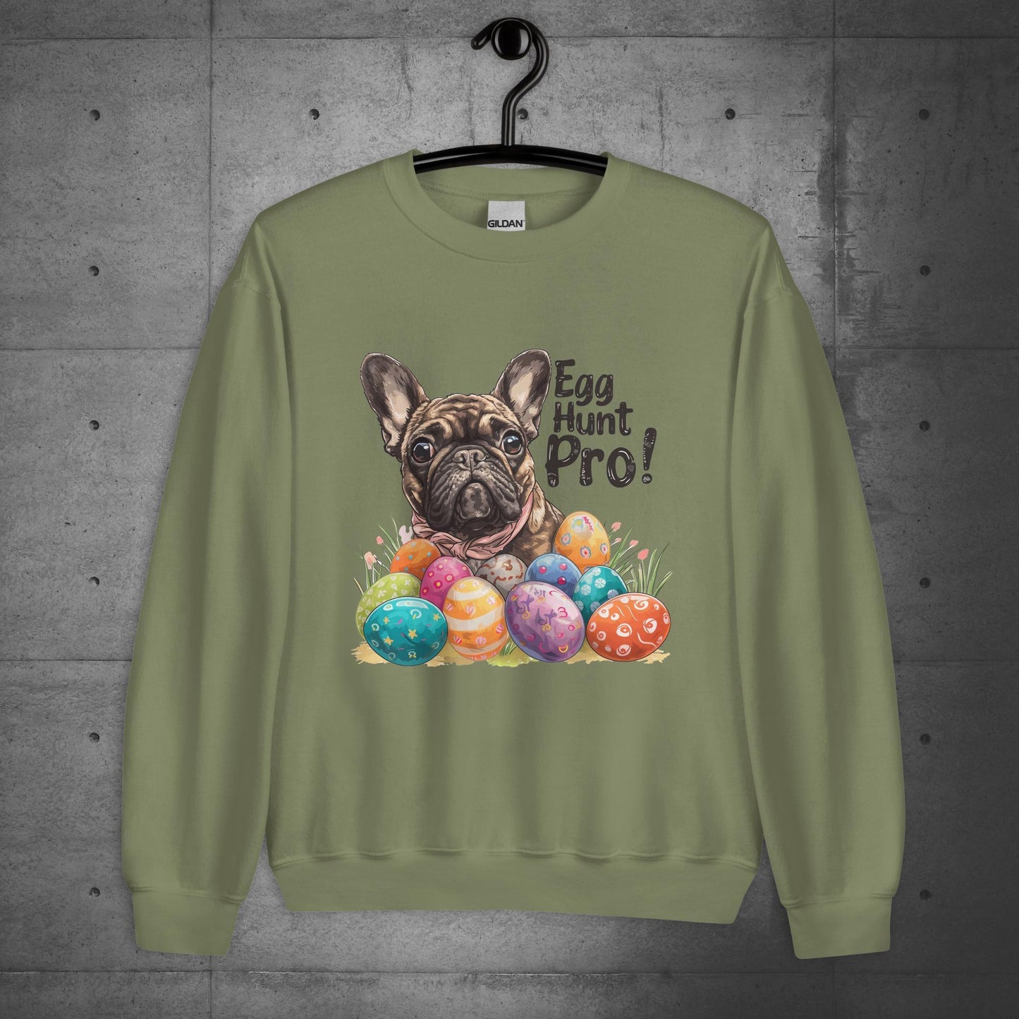 French Bulldog "Egg Hunt Pro !" - Unisex Sweatshirt - Frenchie Emporium