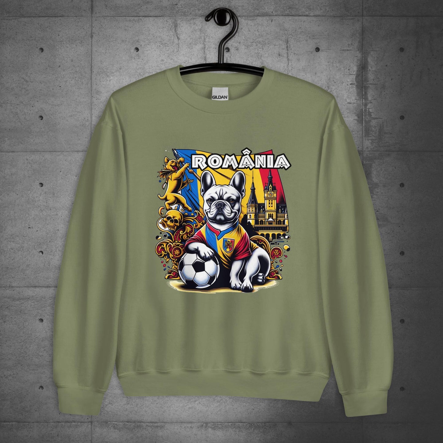 Frenchie Romanian Football Unisex Sweater - Frenchie Emporium
