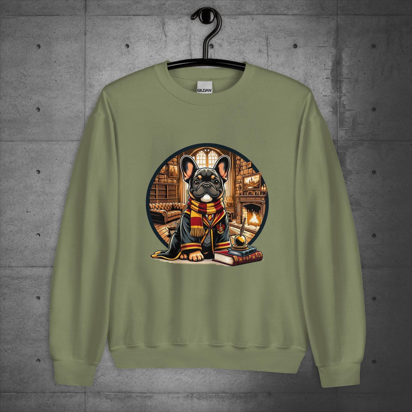 Unisex "Gryffindor Frenchie" Sweater/Sweatshirt - Frenchie Emporium