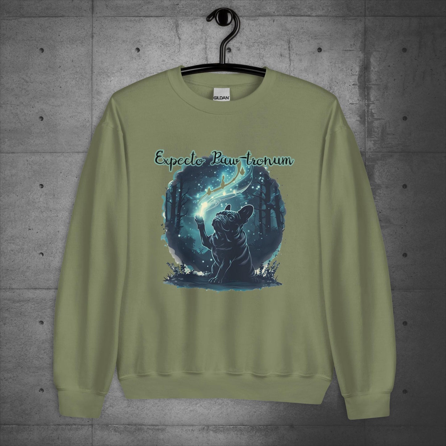 Unisex Frenchie "Expecto Paw-tronum" Sweater/Sweatshirt - Frenchie Emporium
