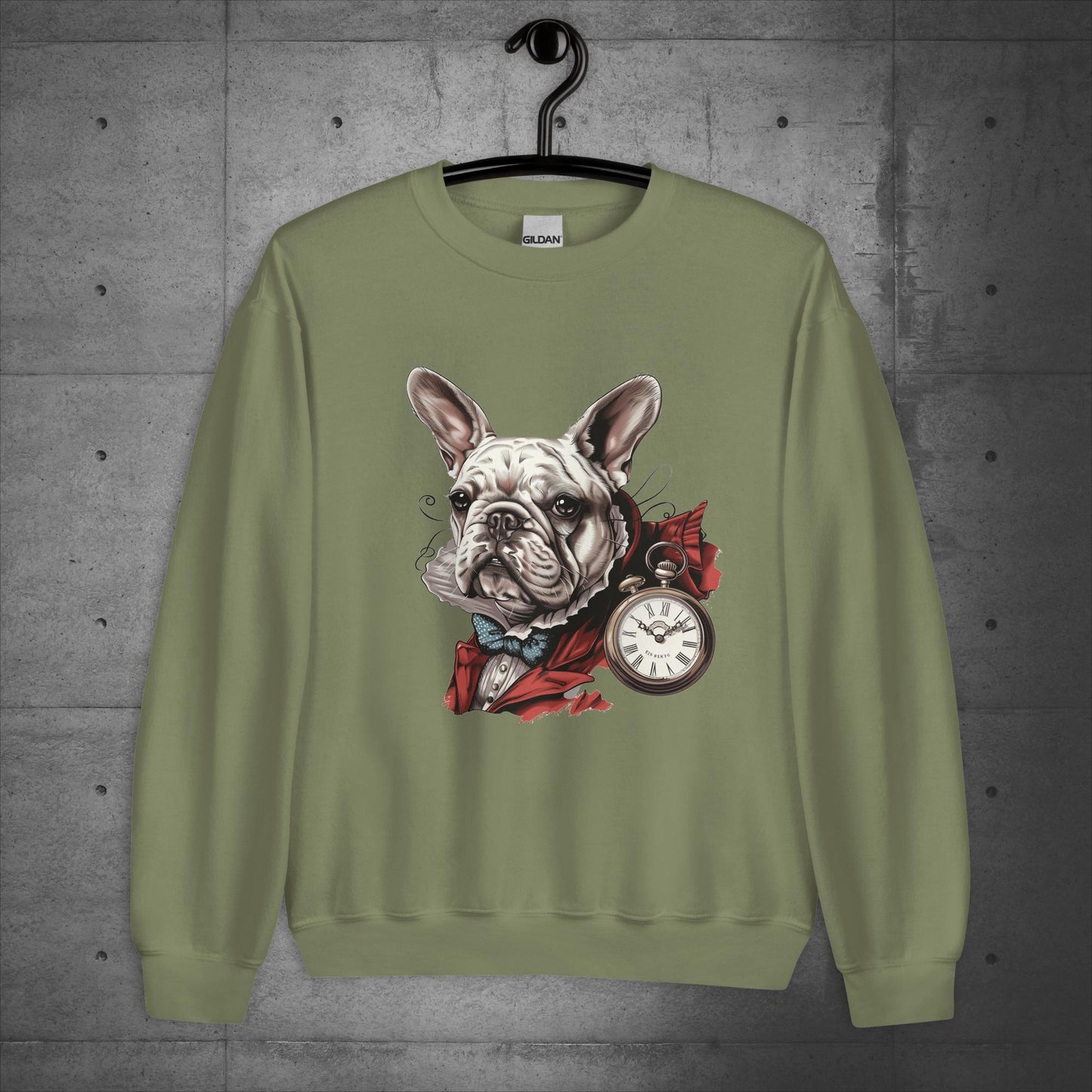 White Rabbit Frenchie - Unisex Sweatshirt - Frenchie Emporium