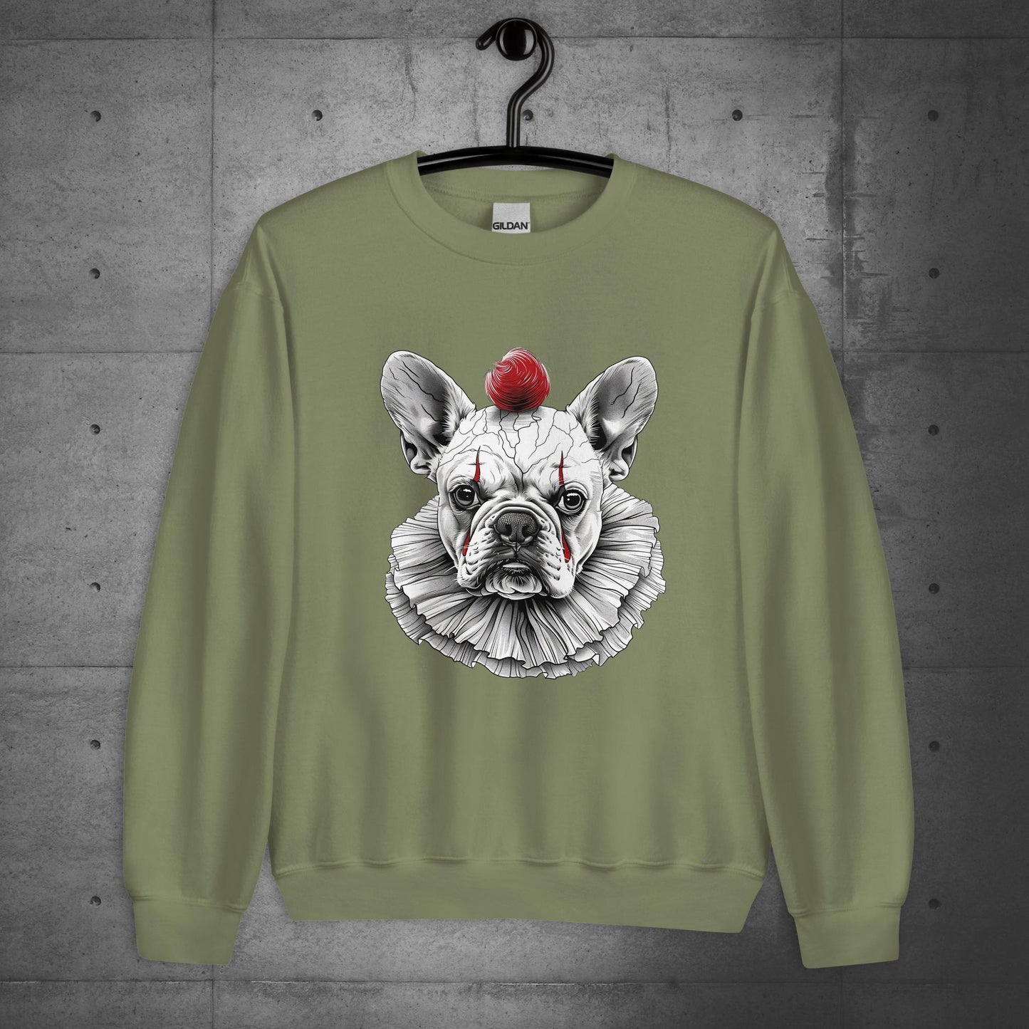 Frenchie IT Clown Halloween Unisex Sweater/Sweatshirt - Frenchie Emporium