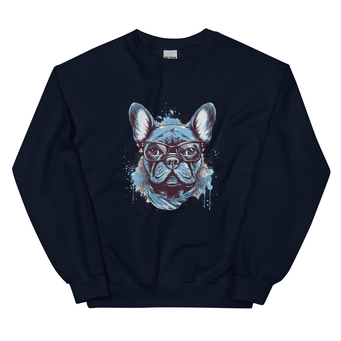Hipster Frenchie - Unisex Sweatshirt - Frenchie Emporium