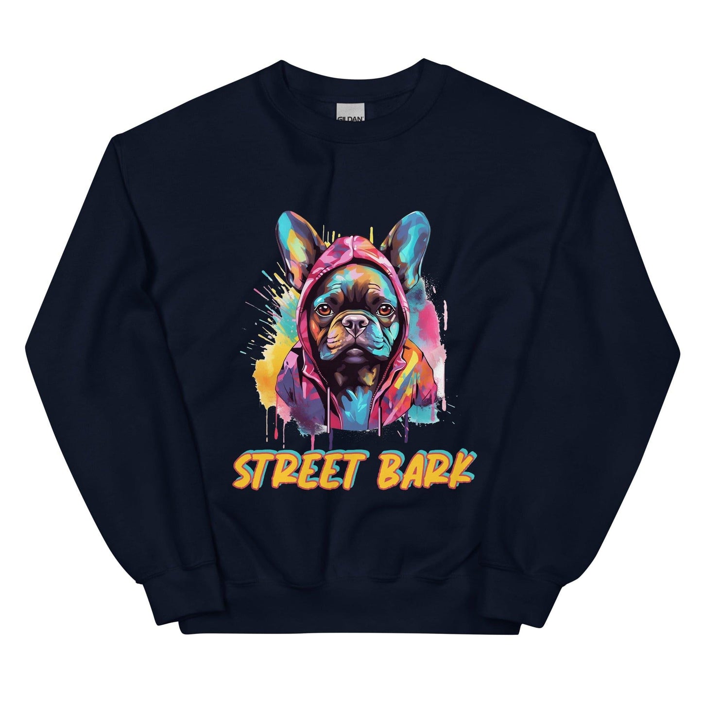 Street Bark Graffiti French Bulldog - Unisex Sweatshirt - Frenchie Emporium