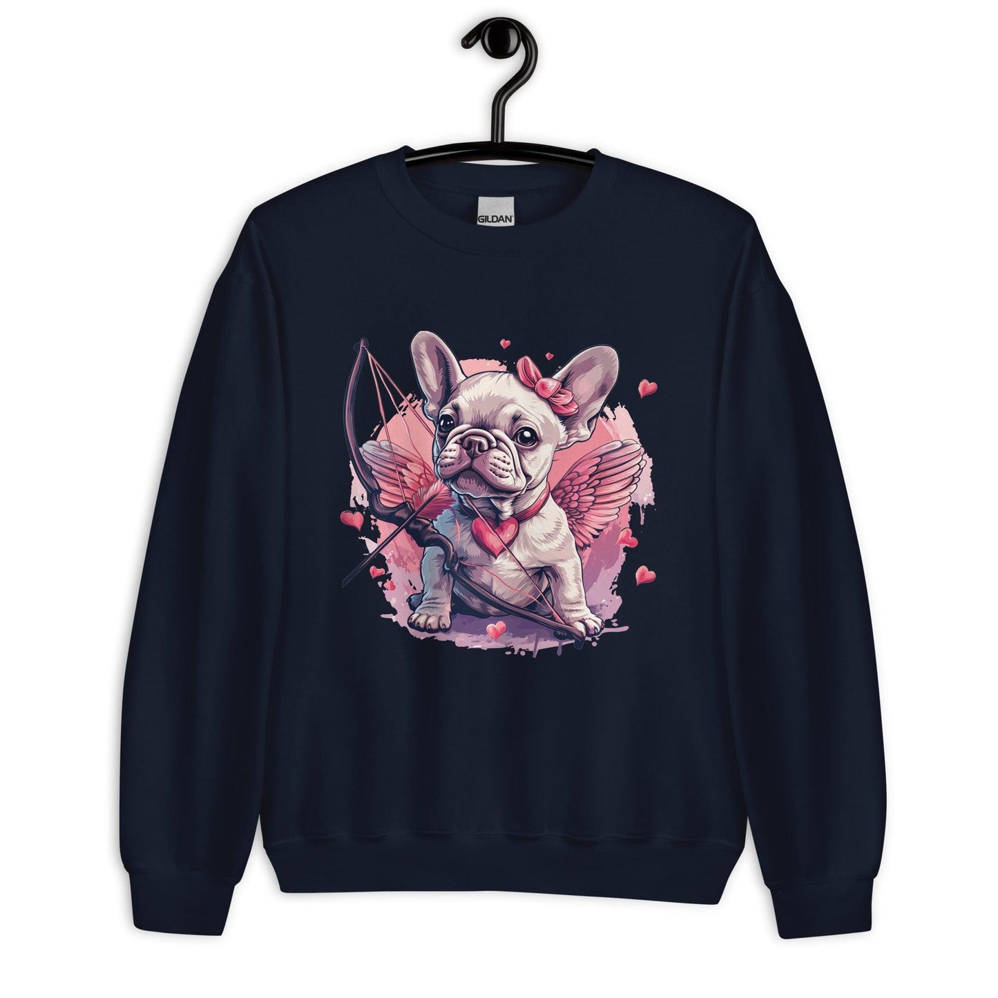 "Cupid's Companion" Unisex Sweatshirt - Frenchie Emporium