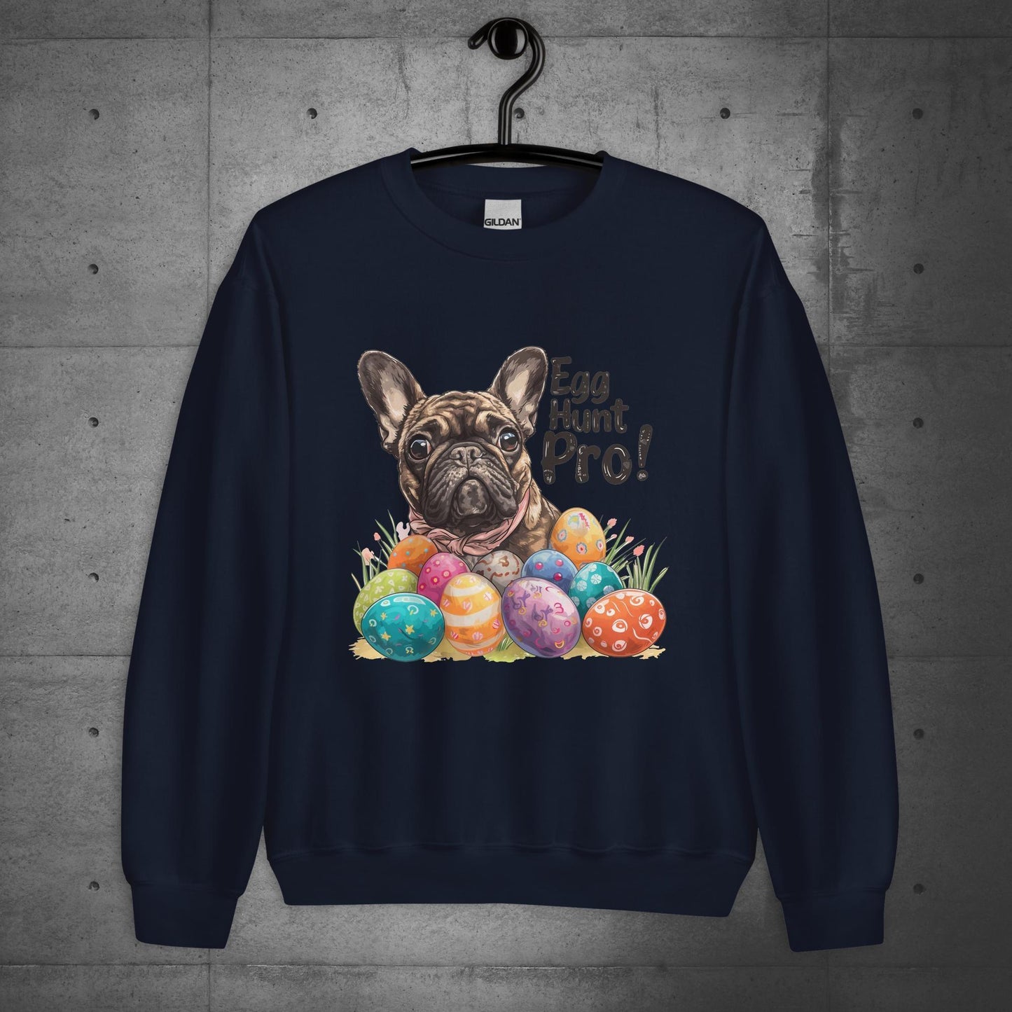 French Bulldog "Egg Hunt Pro !" - Unisex Sweatshirt - Frenchie Emporium