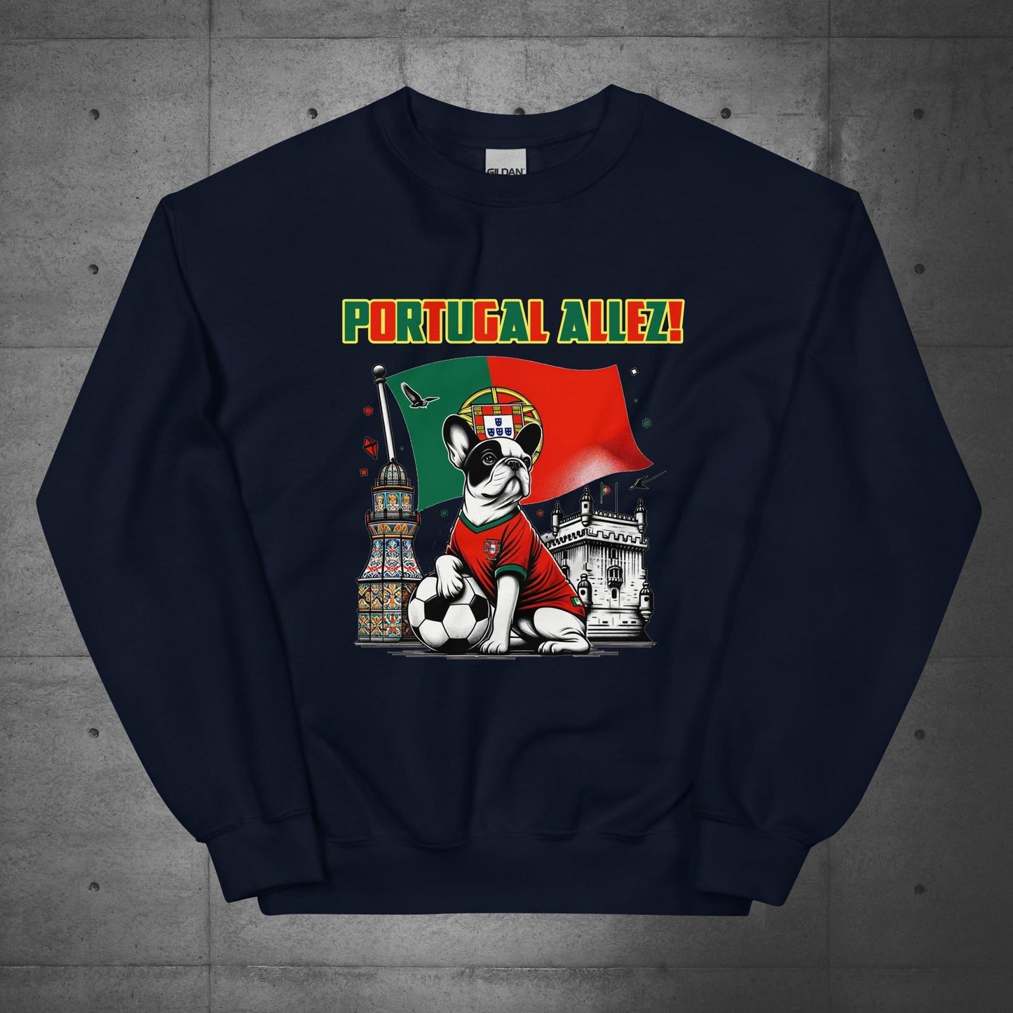Frenchie Portugal Football Unisex Sweater - Frenchie Emporium