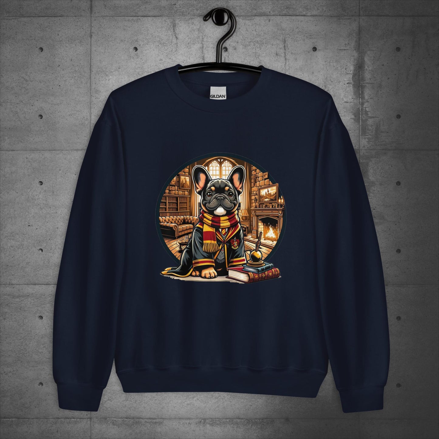 Unisex "Gryffindor Frenchie" Sweater/Sweatshirt - Frenchie Emporium