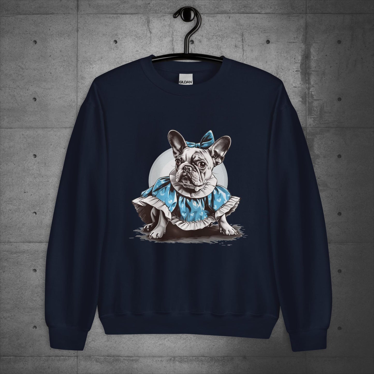 Alice in Wonderland Frenchie - Unisex Sweatshirt - Frenchie Emporium