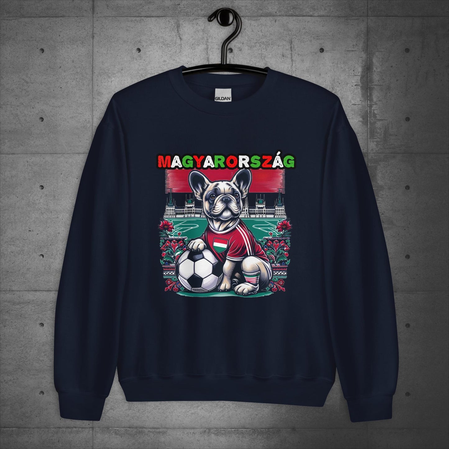 Frenchie Magyarország Football Fan - Unisex Sweater / Sweatshirt - Frenchie Emporium