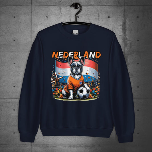 Frenchie Nederland Football Fan - Unisex Sweater / Sweatshirt - Frenchie Emporium