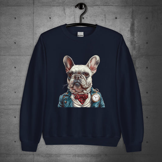 "Rabbit Wonderland Rendezvous" Frenchie - Unisex Sweater - Frenchie Emporium