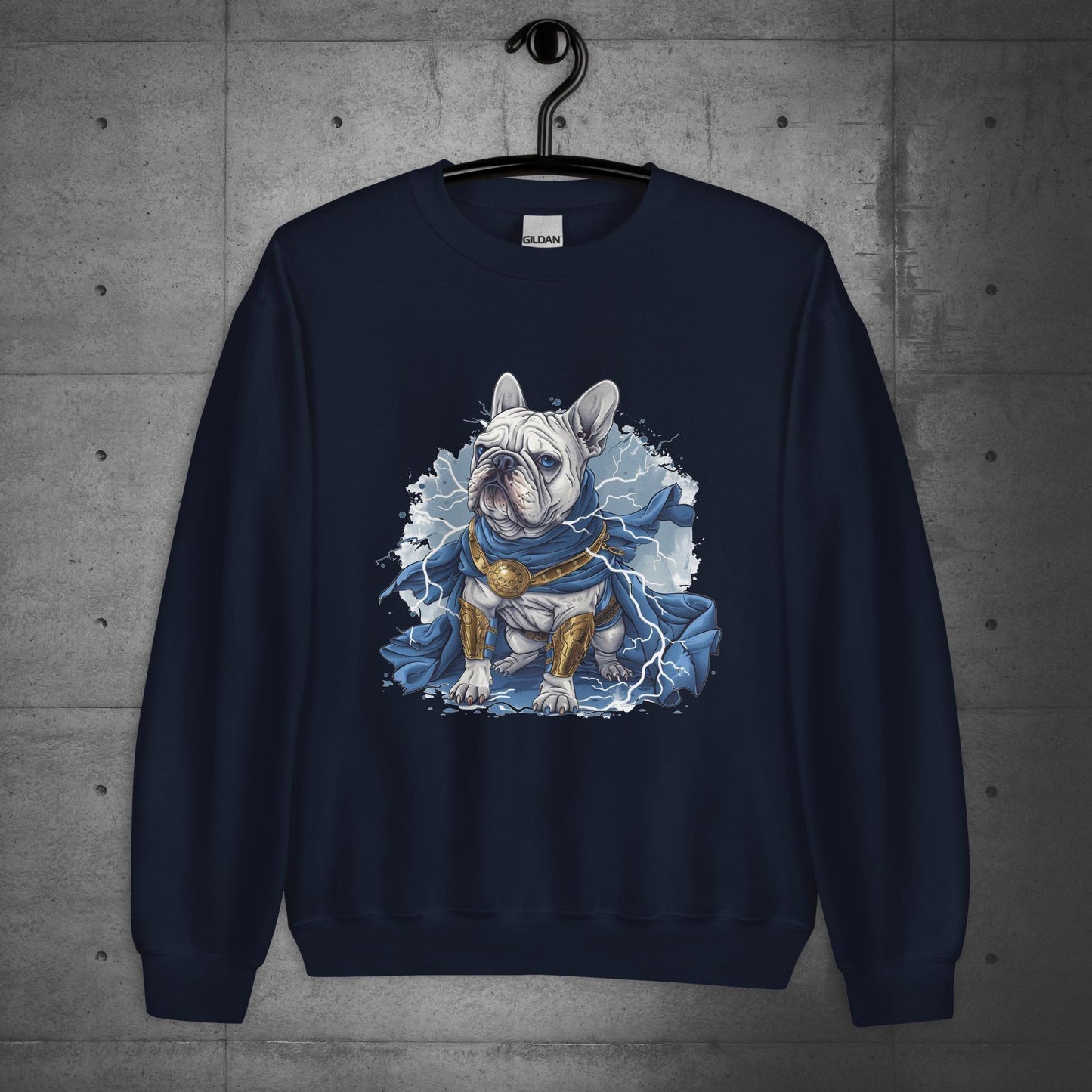 "Thunderous Majesty" Frenchie Unisex Sweater / Sweatshirt - Frenchie Emporium