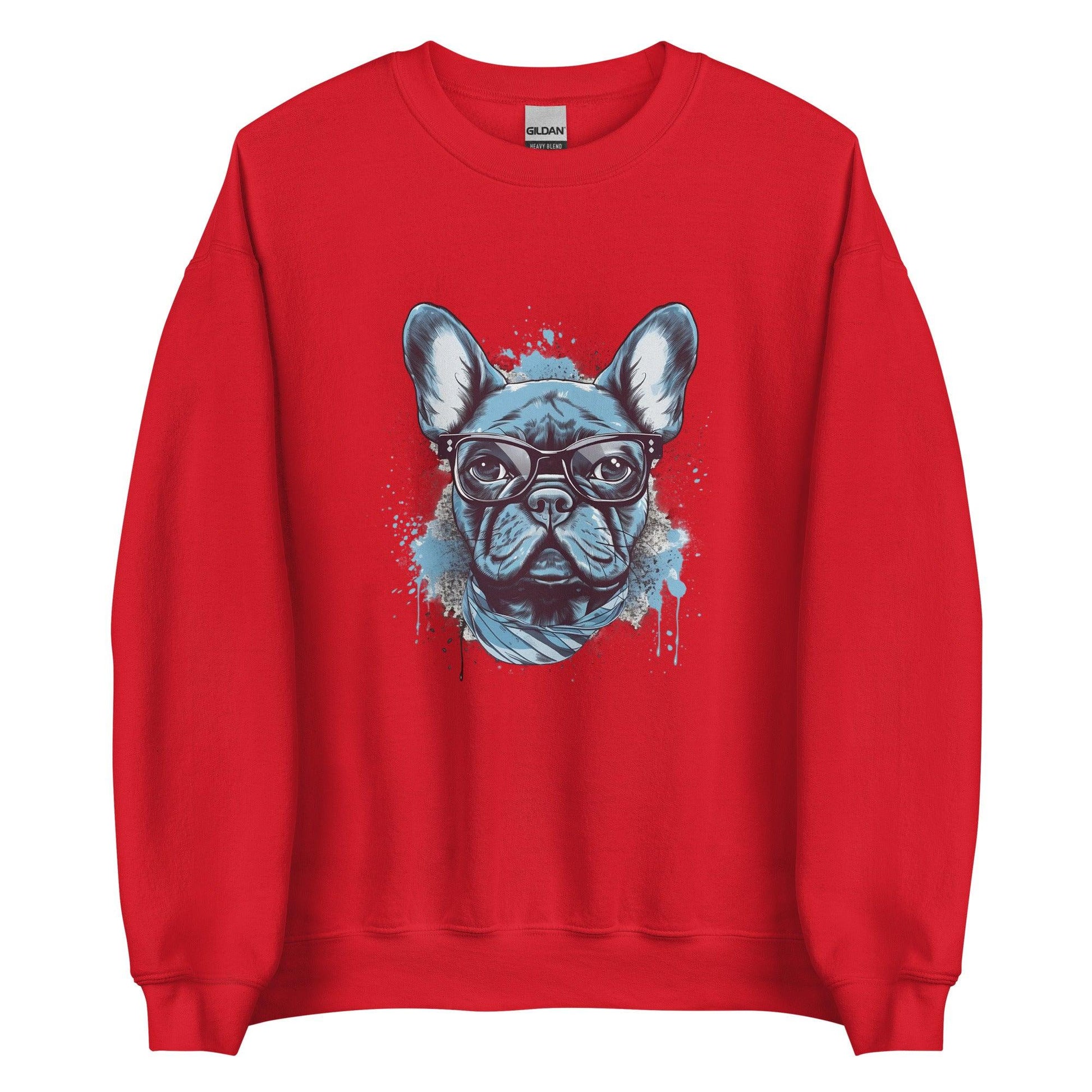 Hipster Frenchie - Unisex Sweatshirt - Frenchie Emporium