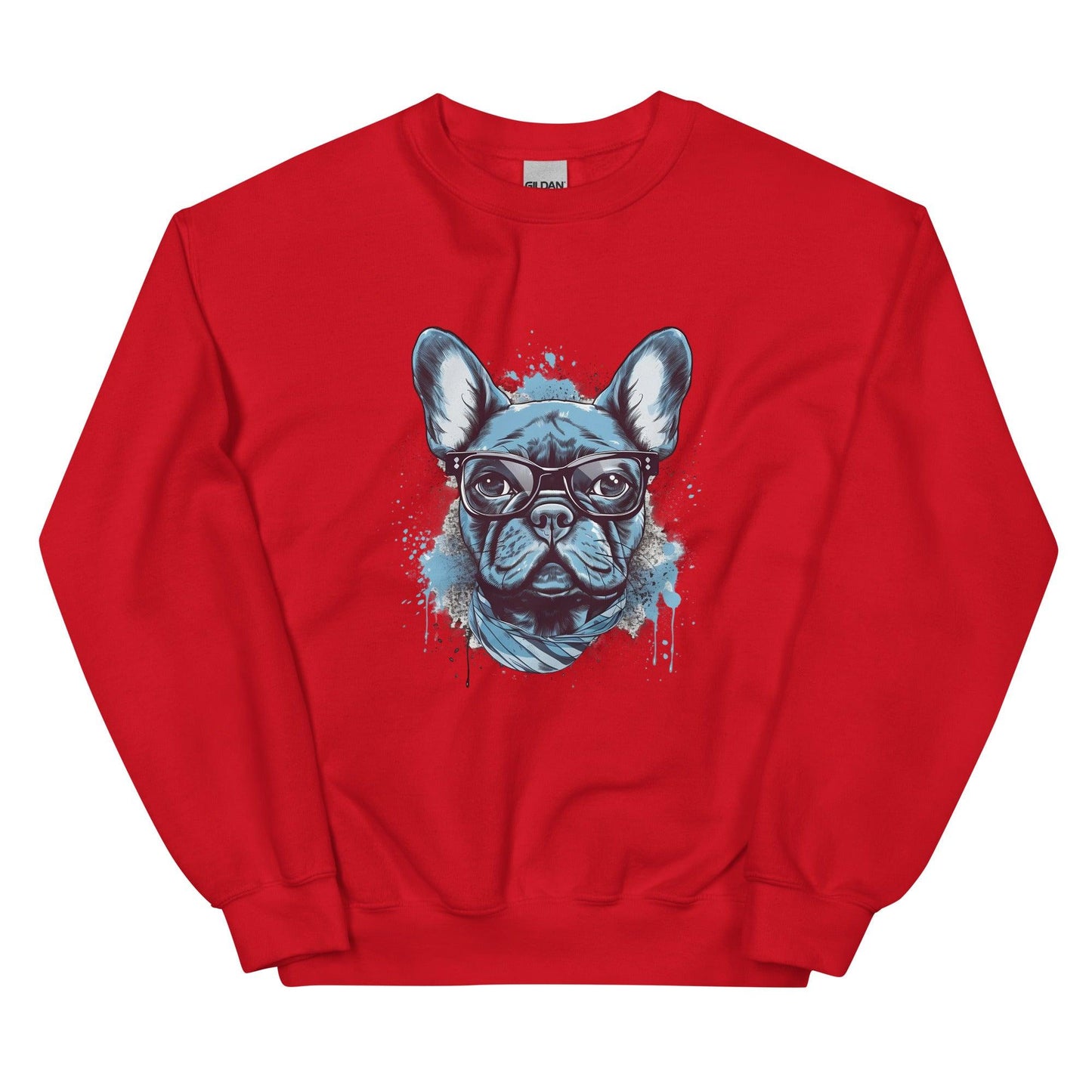 Hipster Frenchie - Unisex Sweatshirt - Frenchie Emporium