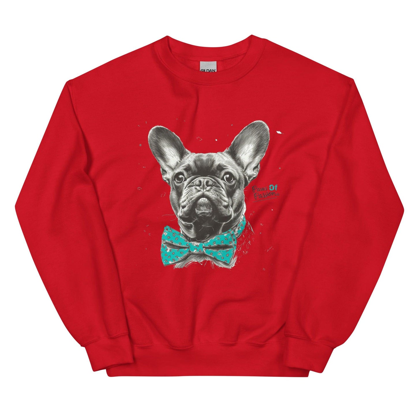 "Paws of Passion" Unisex Sweatshirt - Frenchie Emporium