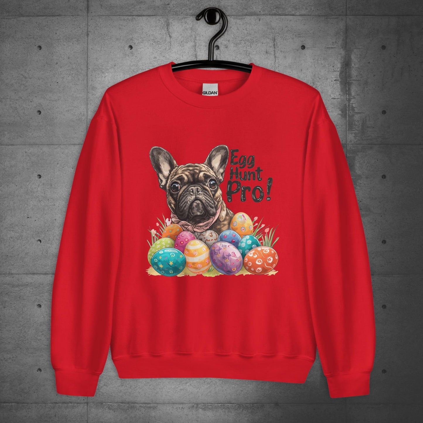 French Bulldog "Egg Hunt Pro !" - Unisex Sweatshirt - Frenchie Emporium
