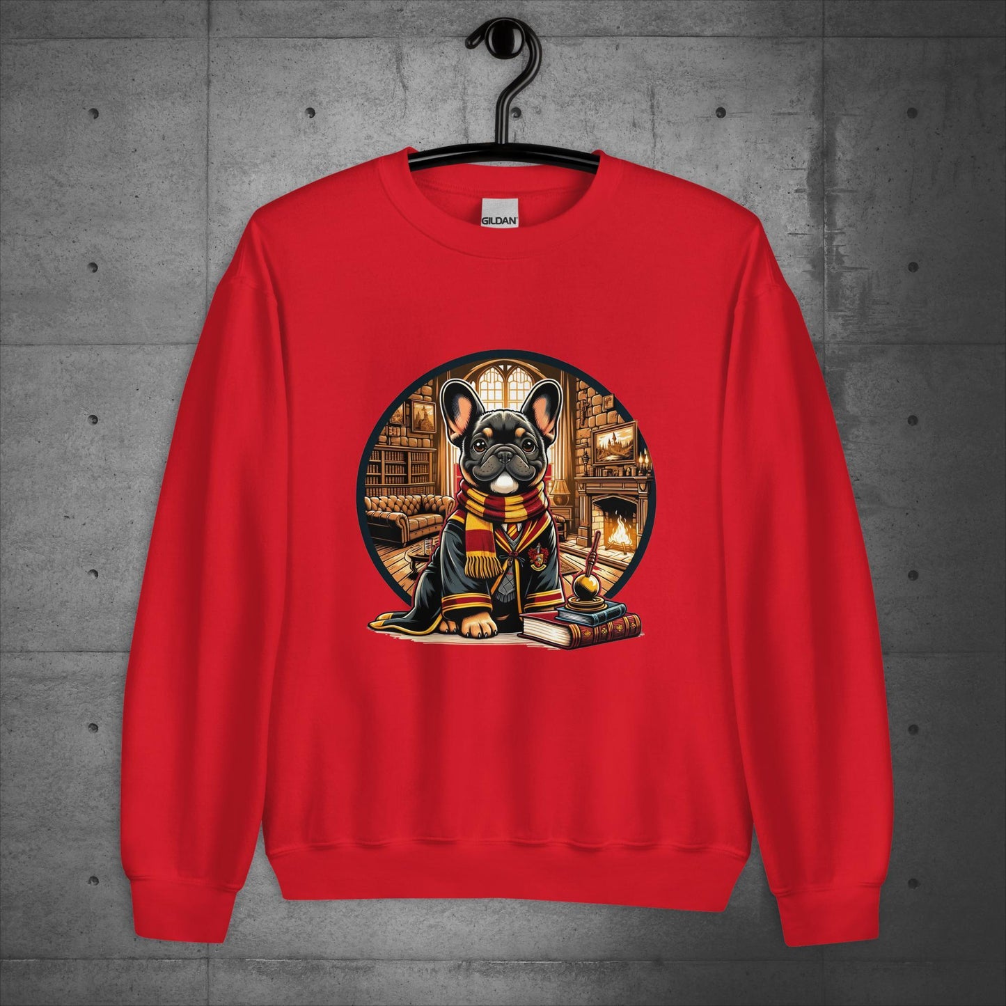 Unisex "Gryffindor Frenchie" Sweater/Sweatshirt - Frenchie Emporium